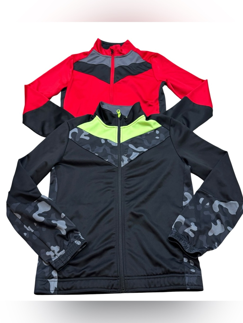 Lot of two Boys Athletic Works Lightweight Full Zip Jackets Size XL 14-16